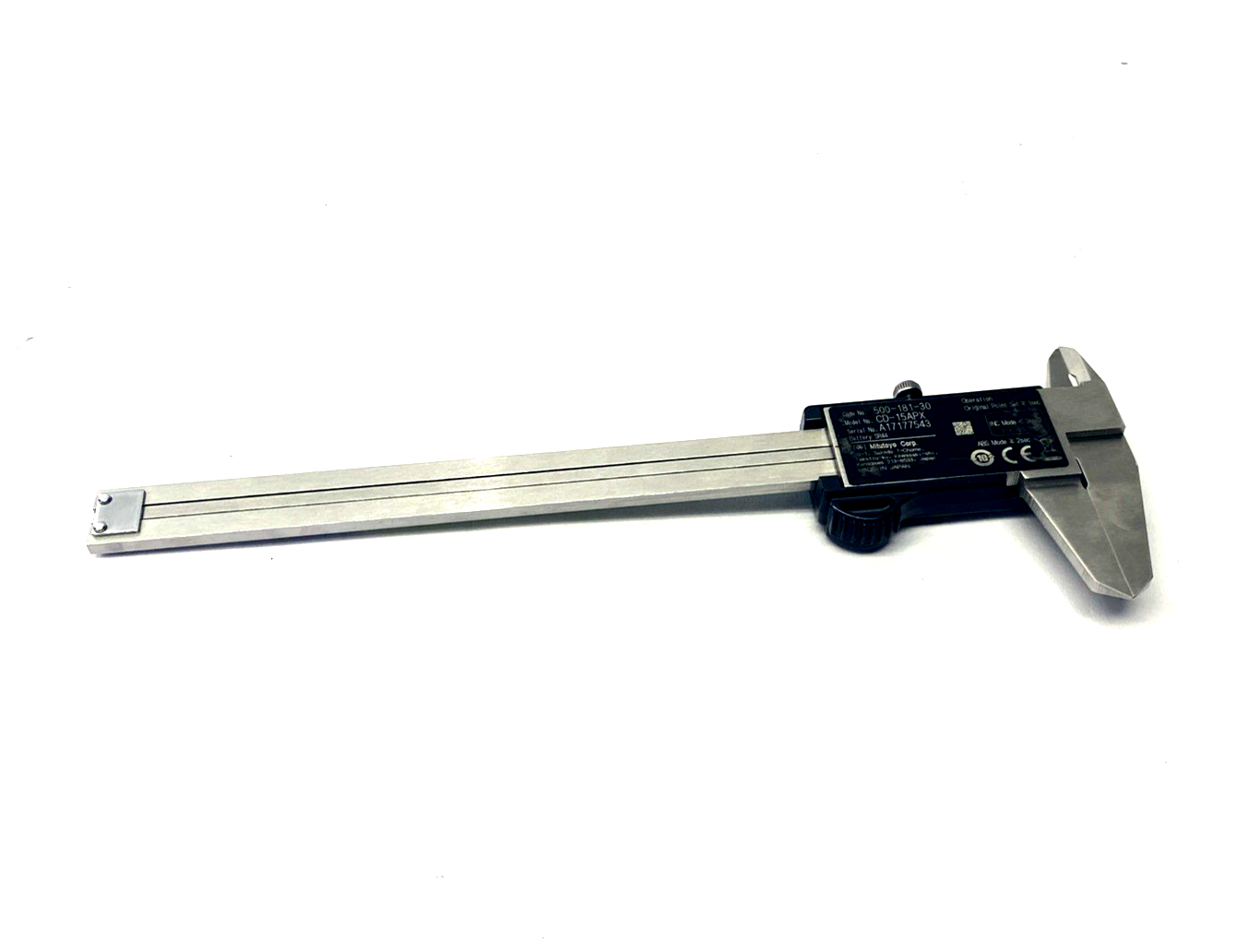 CD-15APX, 500-181-30 | Mitutoyo 500-181-30 Absolute AOS Digimatic Digital Caliper 0 - 150mm CD-15APX - Used - Maverick Industrial Sales