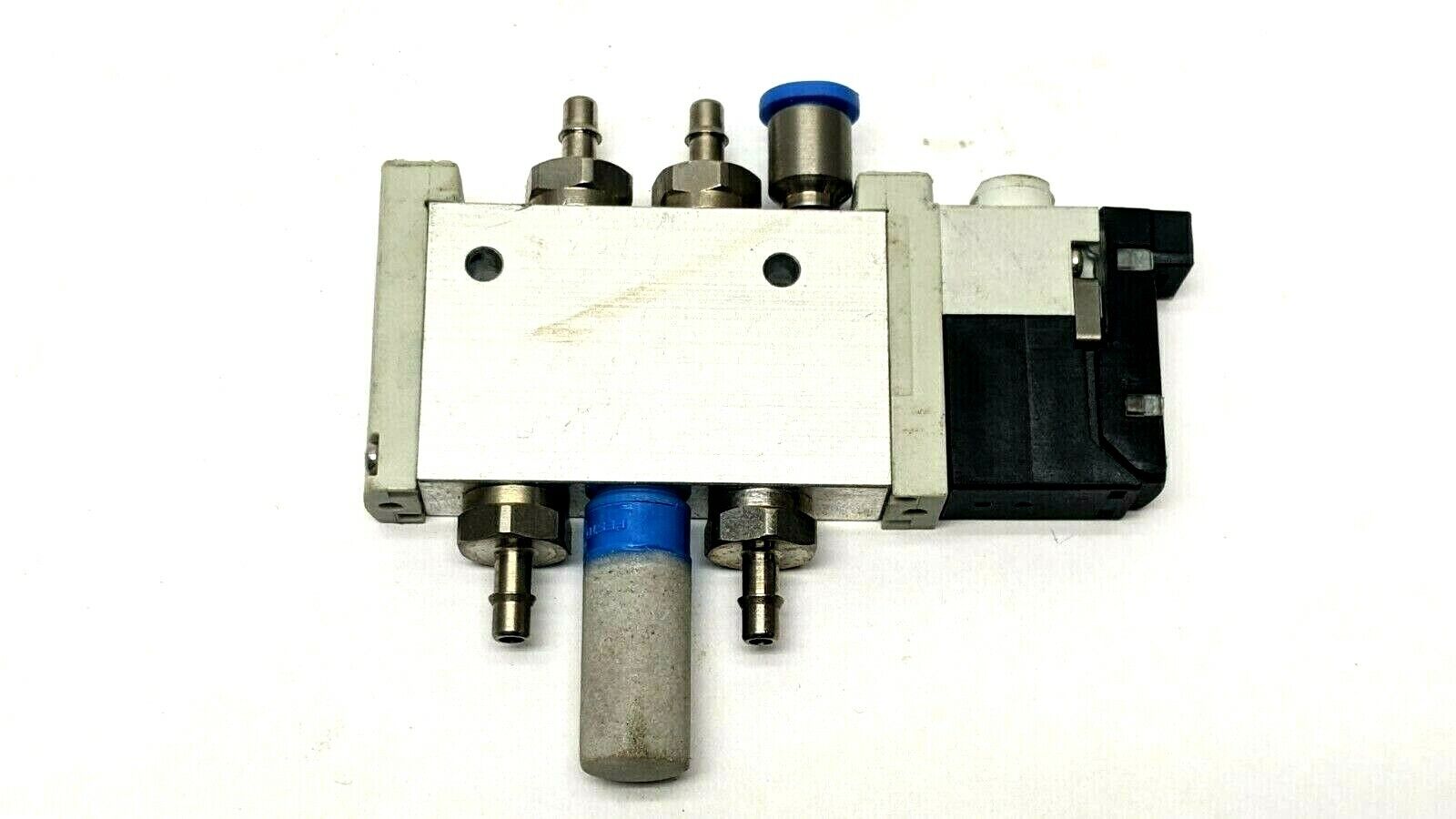 Festo VUVG-L10-M52-RZT-M7-1P3 Air Solenoid Valve w/ VAVE-L1-1H2-LR Sub-Base - Maverick Industrial Sales