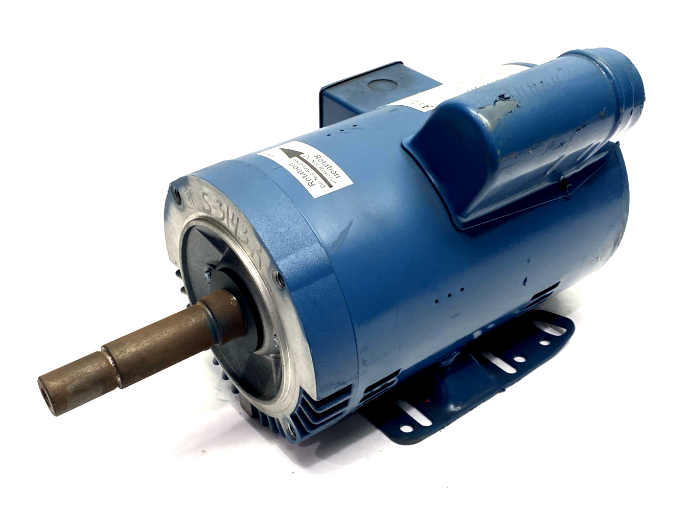 Z403 | Marathon Motor 1PH 1-1/2 HP 115/208-230V UVJ 145TCDR5328AE P, BENT FOOT - Used - Maverick Industrial Sales