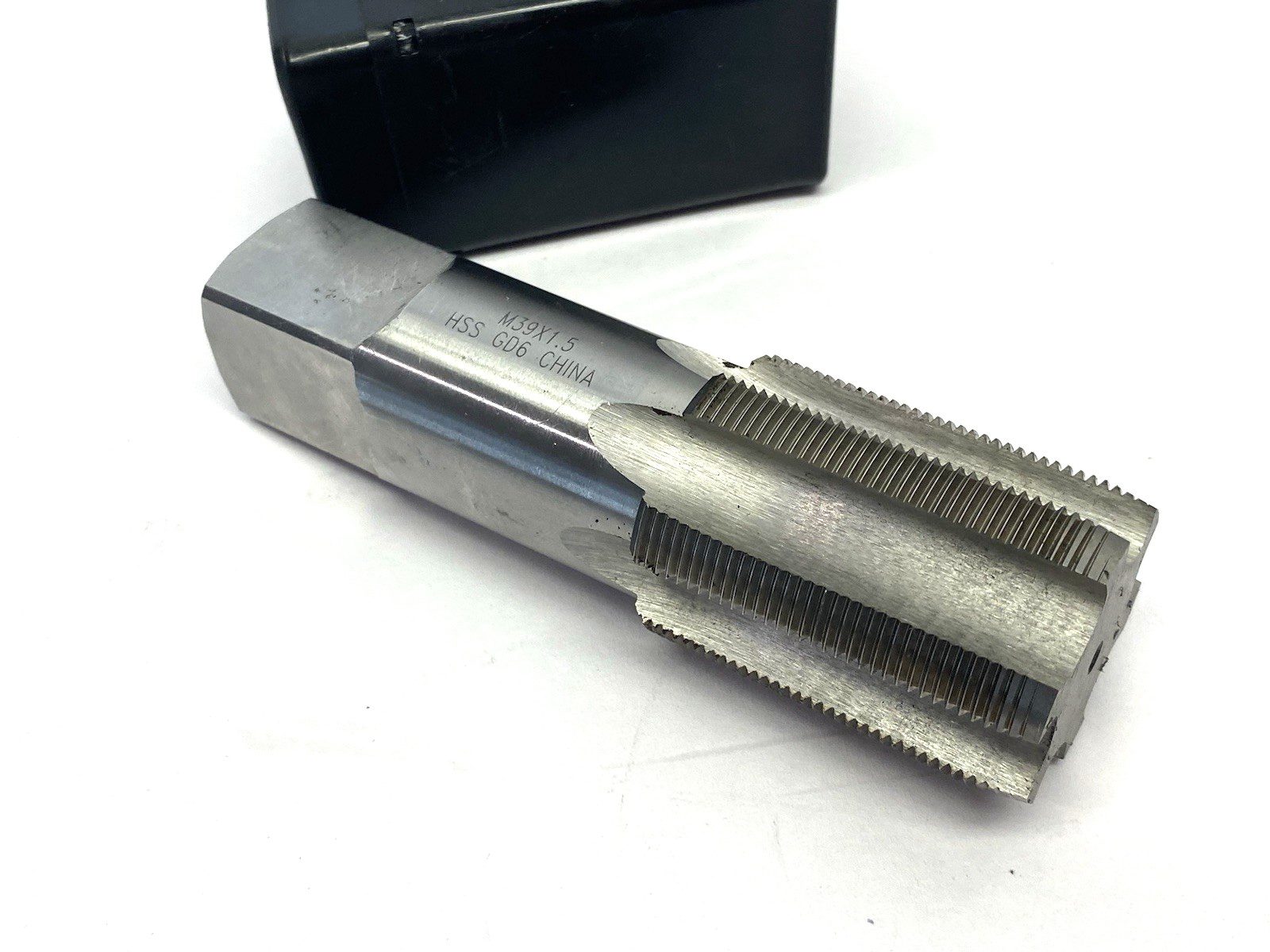 Interstate 09037516 Straight Flute Tap: M39x1.5 Metric Fine, 6 Flute, Plug Chamf - Maverick Industrial Sales