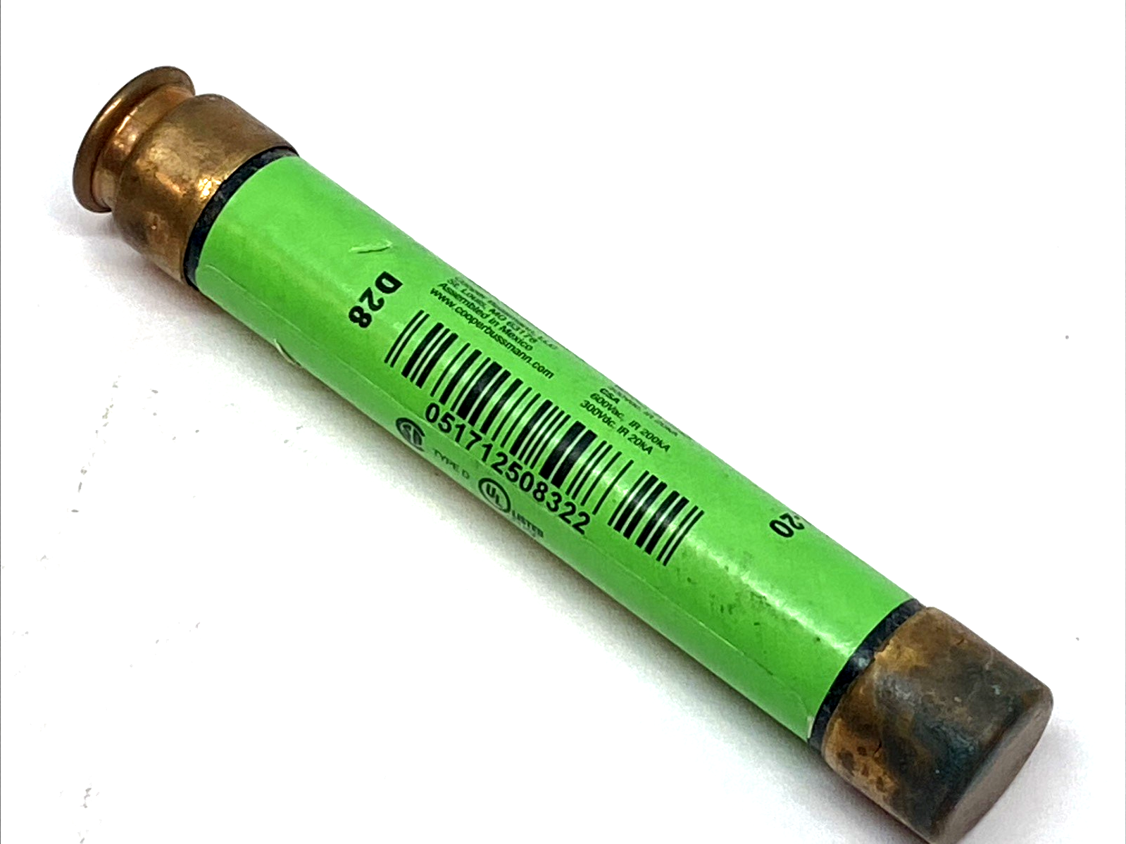 Bussmann FRS-R-20 600V/300VDC Class RK5 Dual-Element Time-Delay Fuse - Maverick Industrial Sales