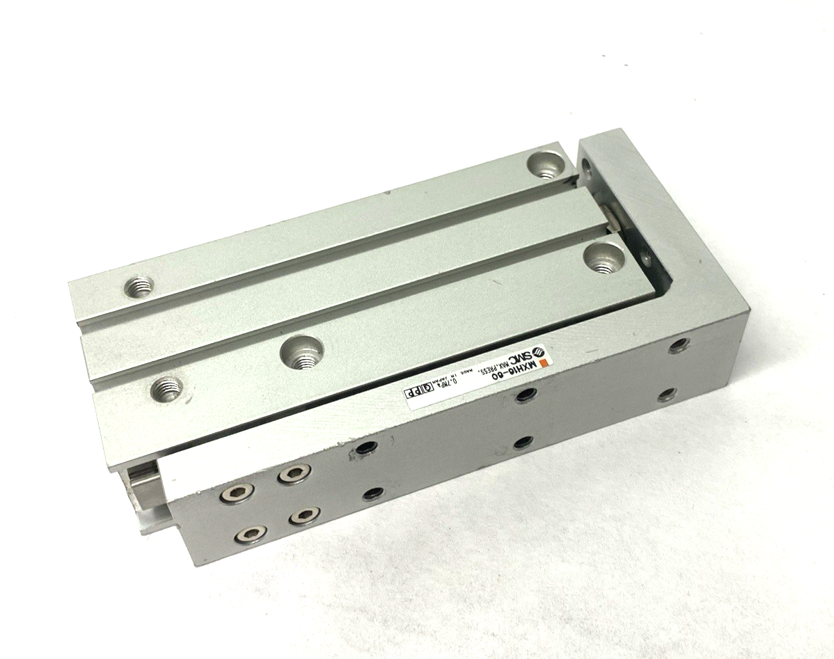 SMC MXH16-60 Compact Slide Cylinder Table, High-Ridgidity, 16mm Bore - Maverick Industrial Sales
