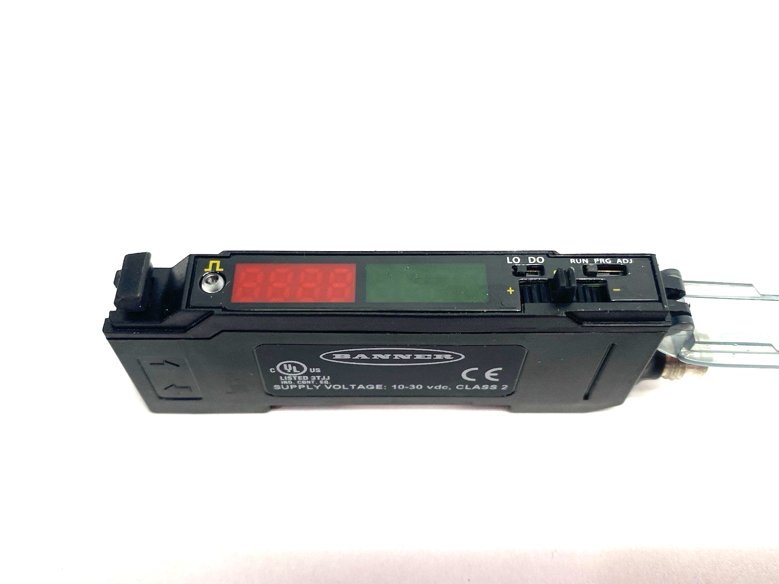 Banner DF-G1-PS-Q7 Expert Dual Display Fiber Amplifier 4-pin M8 Integral 19359 - Maverick Industrial Sales