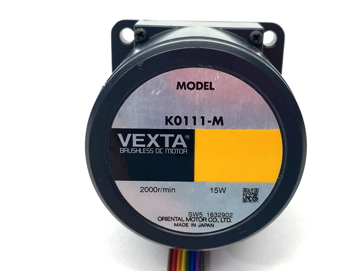 Oriental Motor K0111-M VEXTA® Brushless DC Motor 2000r/min 15W - Maverick Industrial Sales