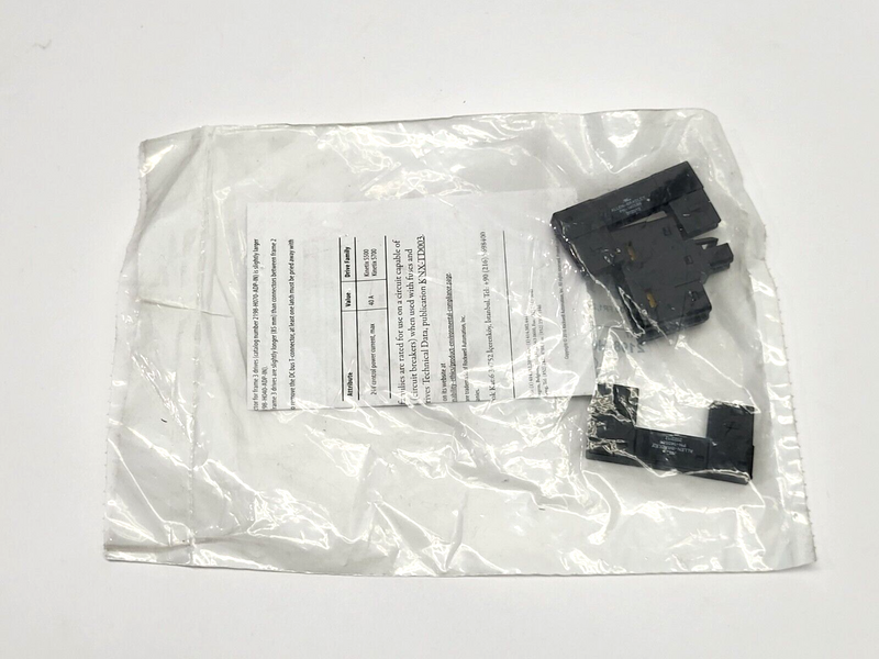 Allen Bradley 2198-H040-P-T 2 Control Power Connector K5500 FR1 Ser.A - Maverick Industrial Sales