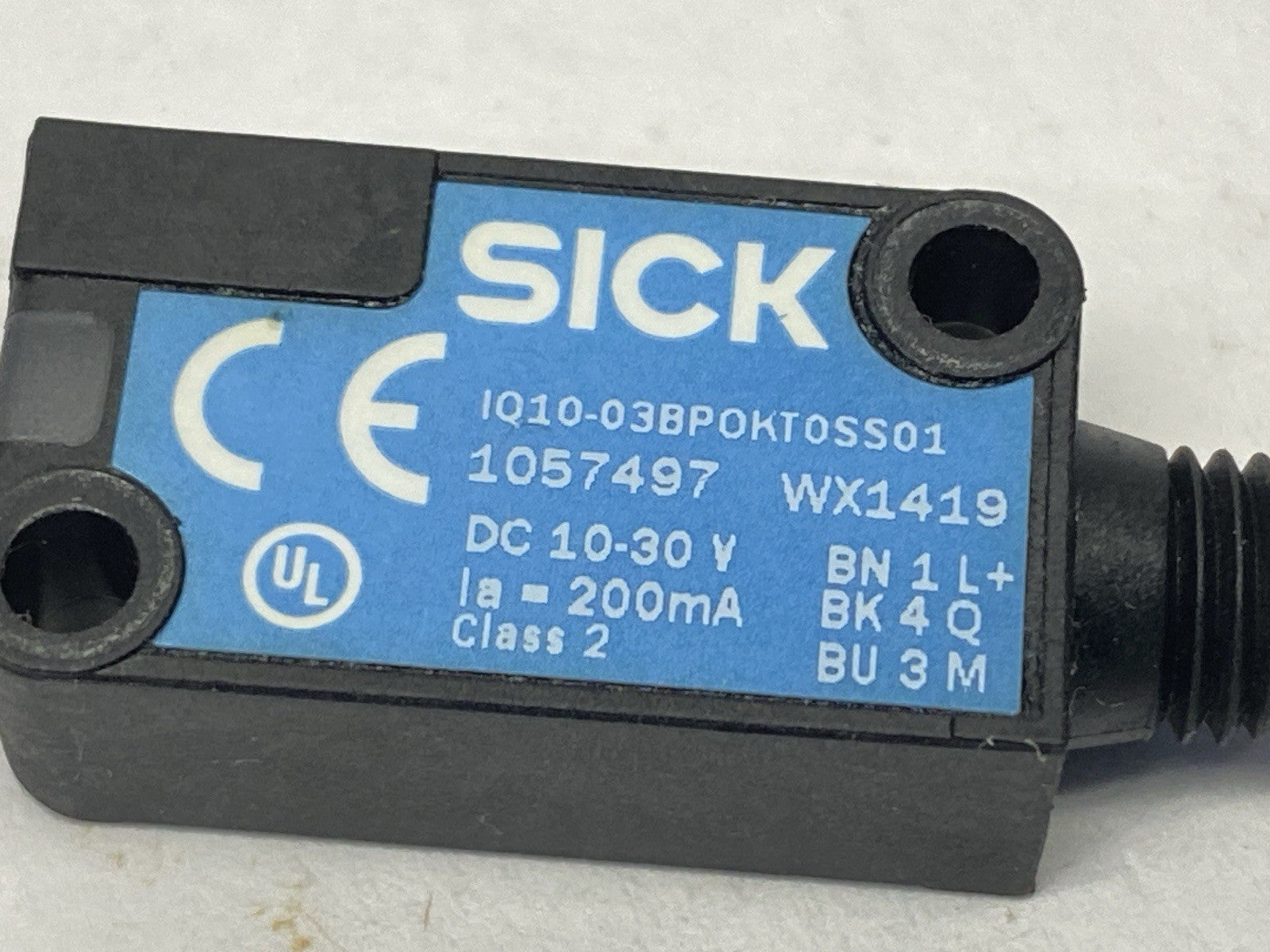 Sick IQ10-03BPOKT0SS01 Inductive Proximity Sensor 10-30VDC 1057497 - Maverick Industrial Sales