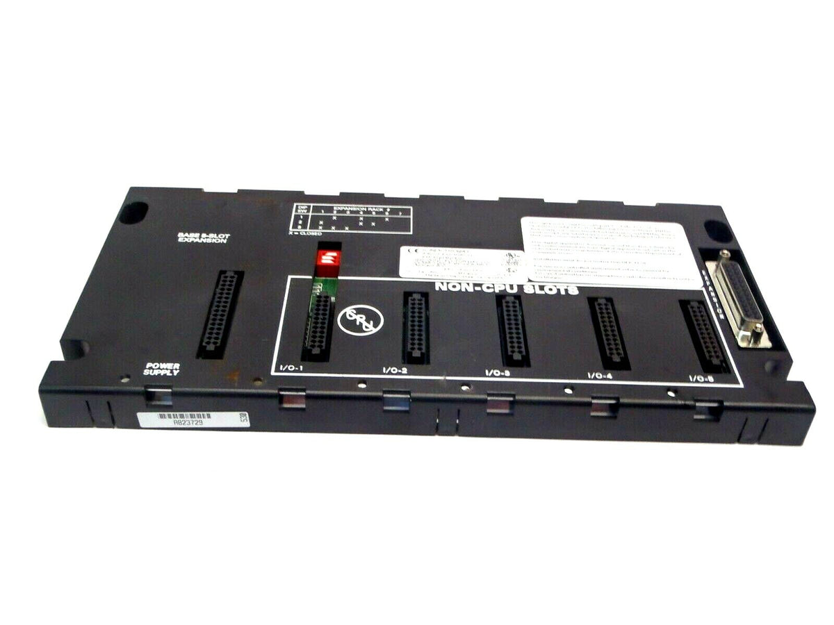 IC693CHS398J | GE Fanuc 5 Slot Expansion Module PLC Base EMI Enhanced - Used - Maverick Industrial Sales