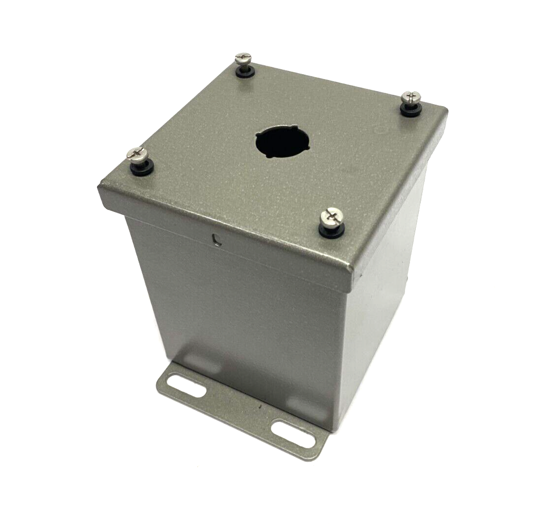 Saginaw Control & Engineering SCE-1PBXI Pushbutton Enclosure 4" x 4" DARK GRAY - Maverick Industrial Sales