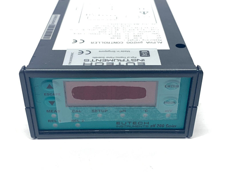 Eutech Instruments ECPHCTP0200 Alpha pH 200 1/8-DIN pH/ORP Controller - Maverick Industrial Sales