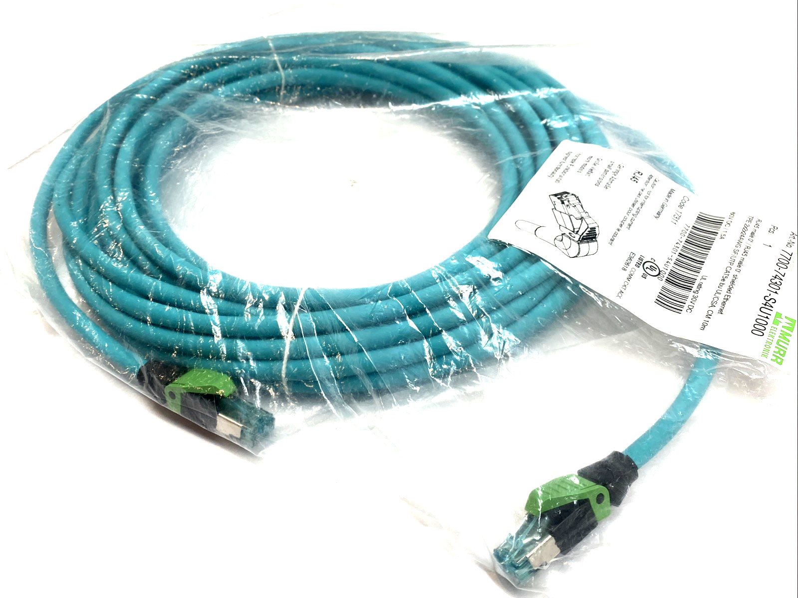 7700-74301-S4U1000 | Murr Elektronik Ethernet Cordset 10m Cable RJ45 - New - Maverick Industrial Sales