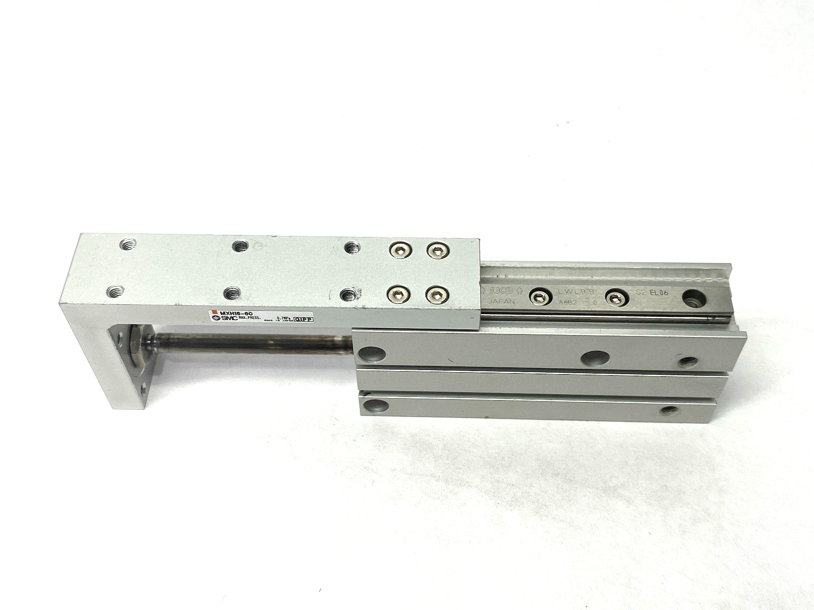 SMC MXH16-60 Compact Slide Cylinder Table, High-Ridgidity, 16mm Bore - Maverick Industrial Sales