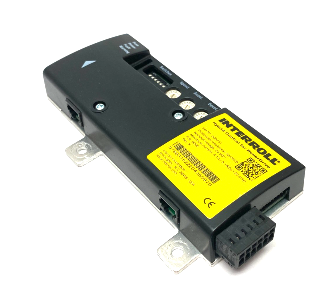 Interroll 9006 Rev. K Hybrid Controller for RollerDrive 4.1A/5.1A - Maverick Industrial Sales