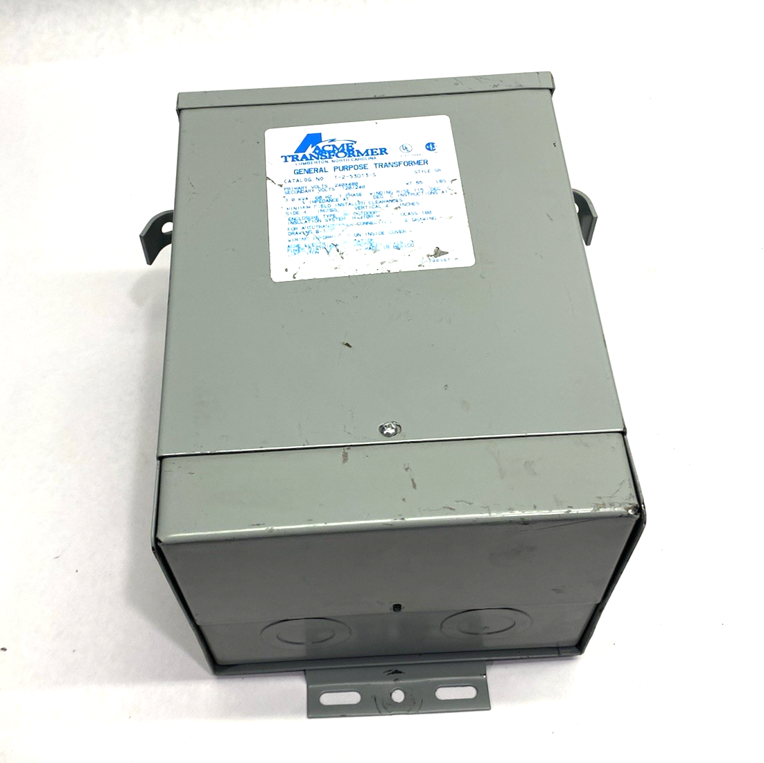 Acme Electric T-2-53013-S Transformer 1-Phase 240X480 - 120/240V, 3kVA - Maverick Industrial Sales