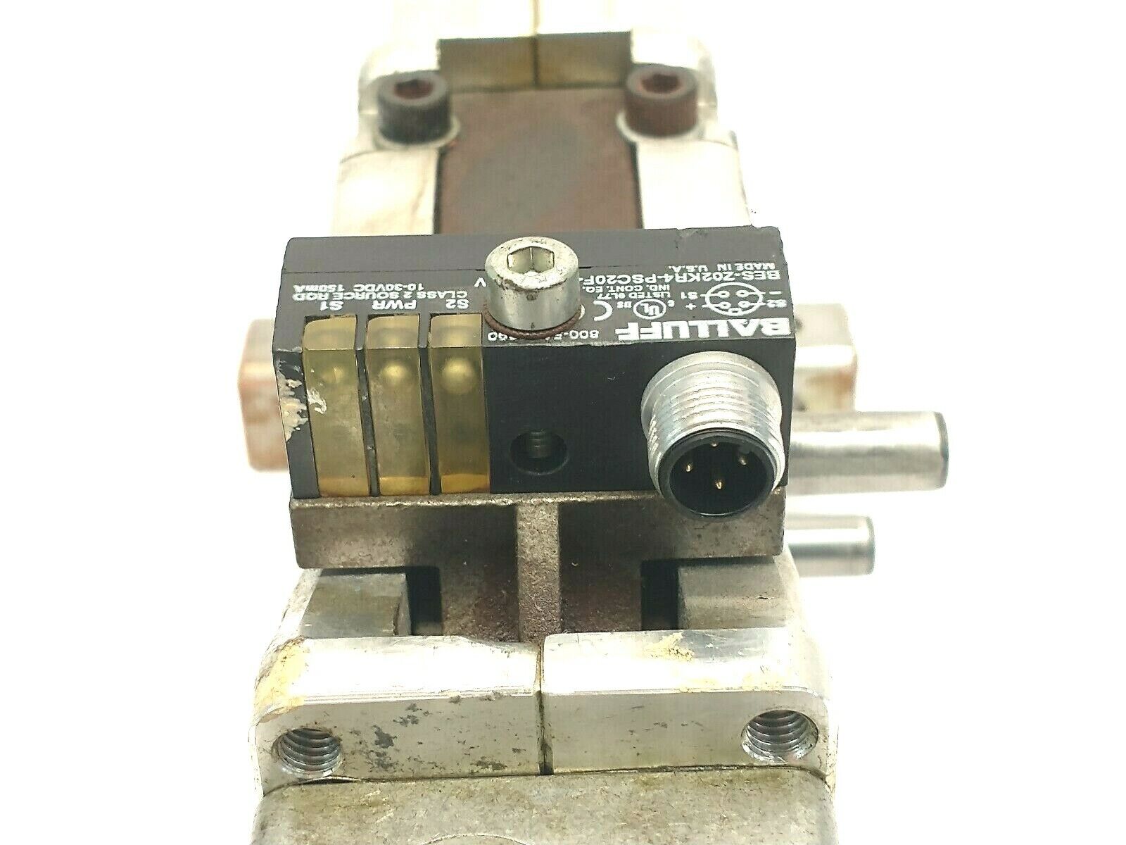 Destaco 8PW-084-1 Heavy-Duty Pneumatic Power Clamp 549098 X808 w/ Balluff Sensor - Maverick Industrial Sales