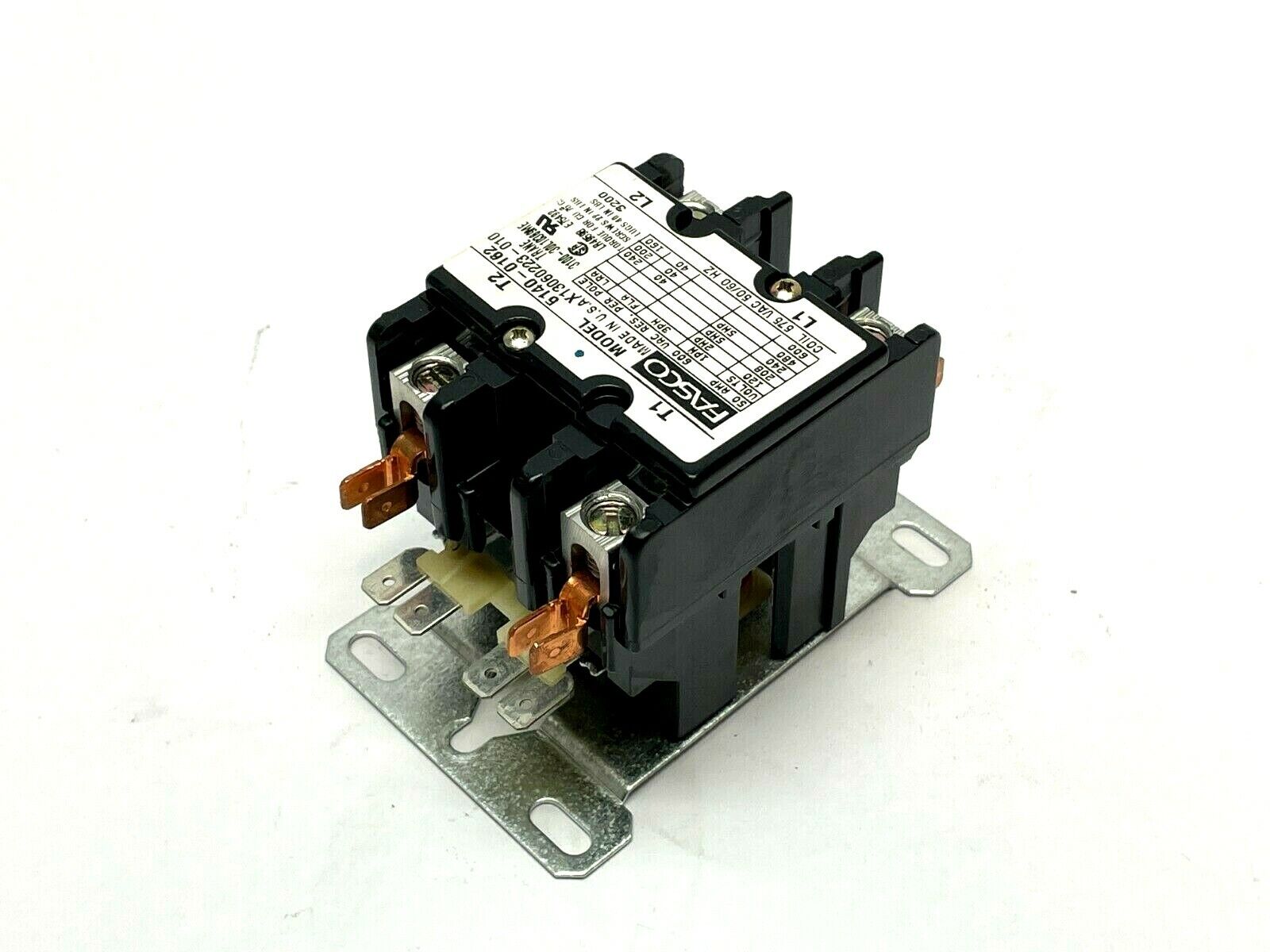 Fasco 5140-0162 Relay Contactor, CTR01267 A, X13060223-010 Trane 3100-30L10369ME - Maverick Industrial Sales