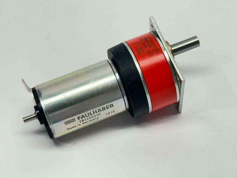 Faulhaber 2842SO24C Gear Motor 25:1 Ratio 32PG 7/32" Shaft - Maverick Industrial Sales