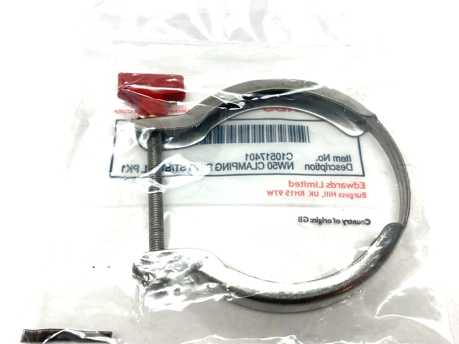 Edwards C10517401 Clamping Ring ST/Steel NW50 - Maverick Industrial Sales