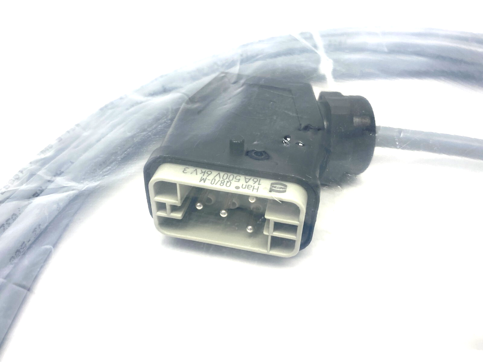 Siemens 3RK1911-0EB31 Single Ended Motor Power Cable Han Q8 4 x 1.5 mm2 Pins - Maverick Industrial Sales