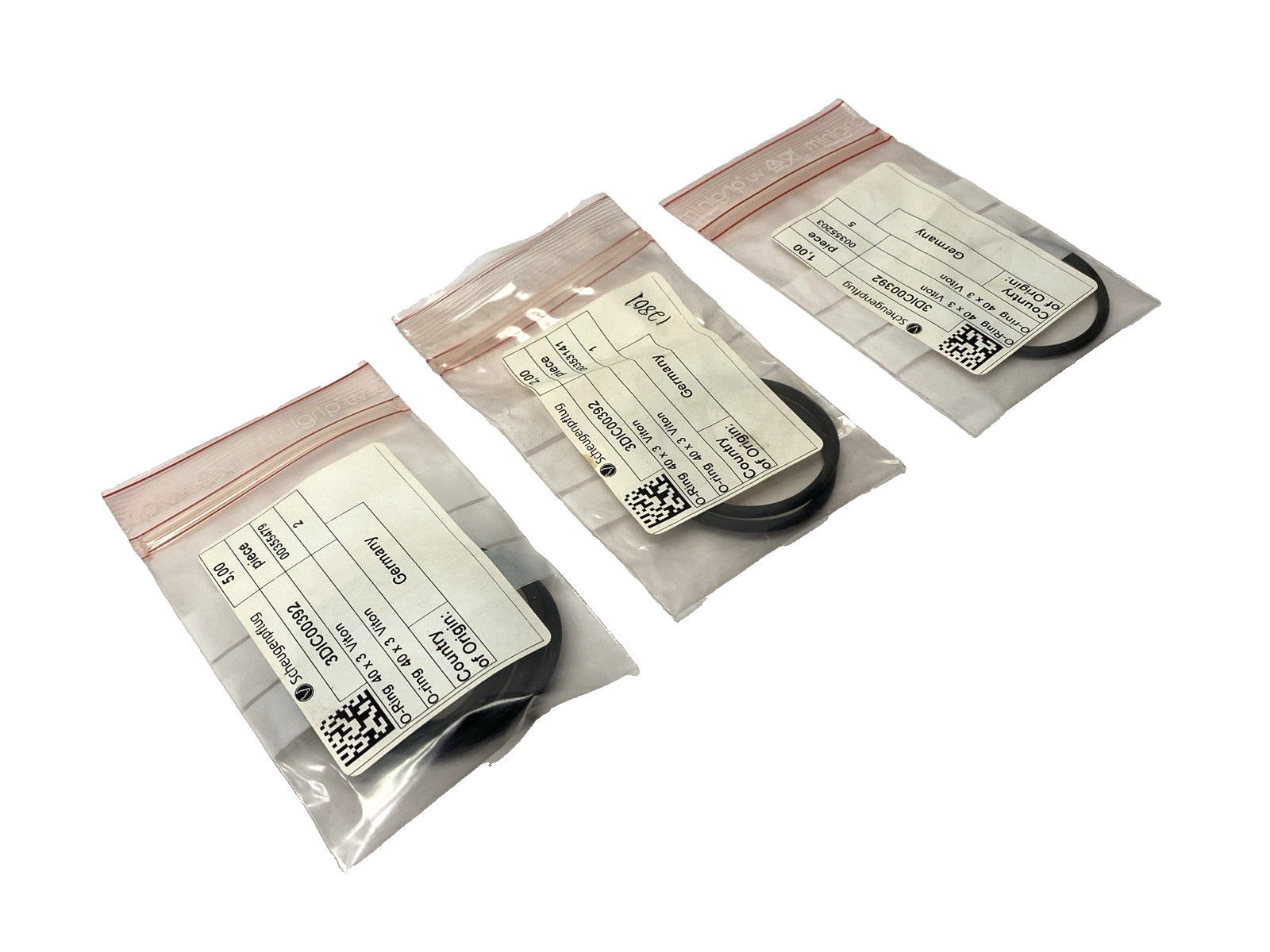 Scheugenpflug 3DIC00392 O-Ring 40mm X 3mm Viton LOT OF 8 - Maverick Industrial Sales