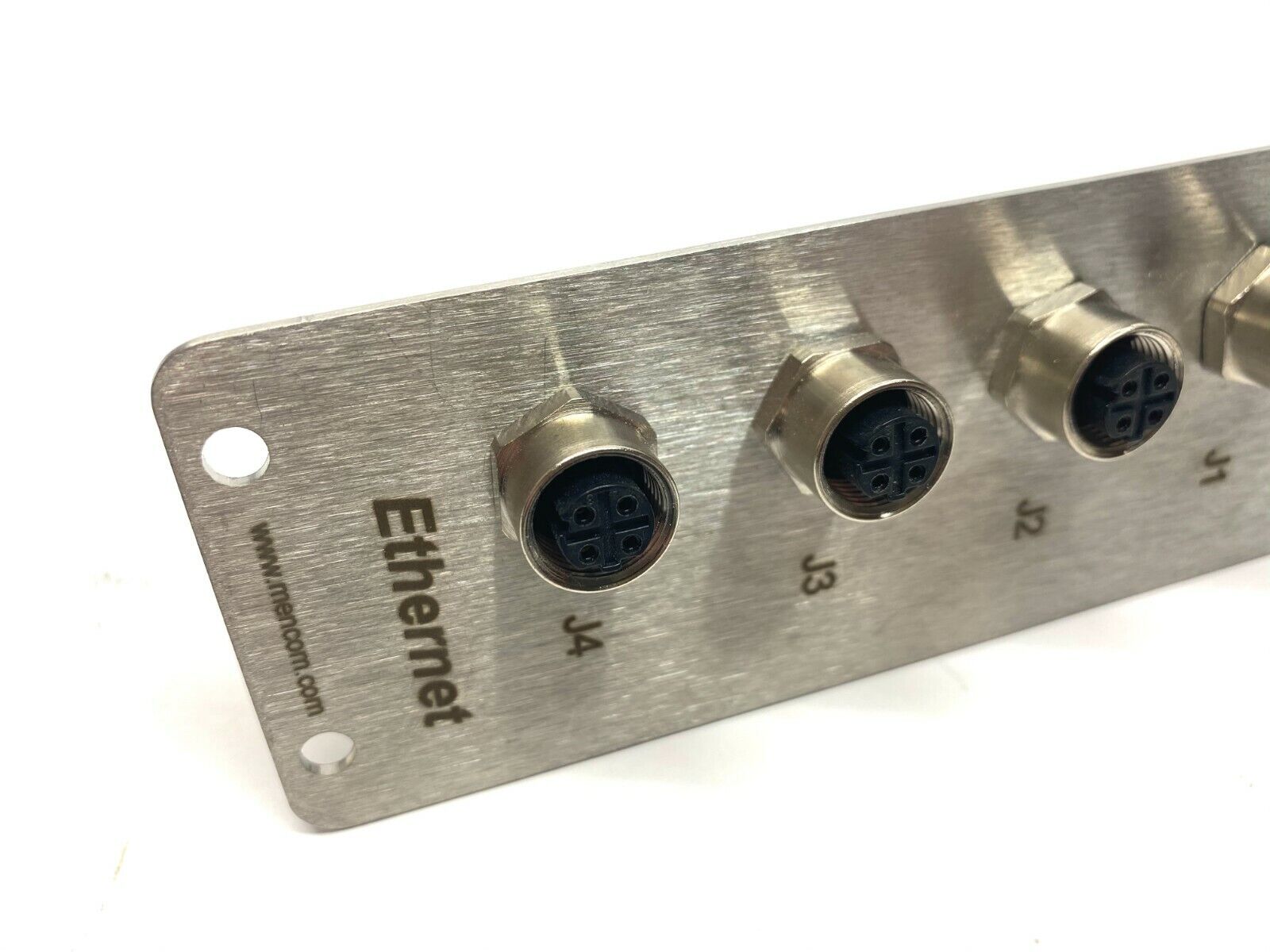 Memcom D24-4MDE45-FR-RJ45 Ethernet Receptacle 4 Pole M12 D-Coded Female - Maverick Industrial Sales
