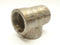 2" x 2" x 3/4" Inch Polished Steel 3000# Butt Weld Reducing Pipe Tee - Maverick Industrial Sales