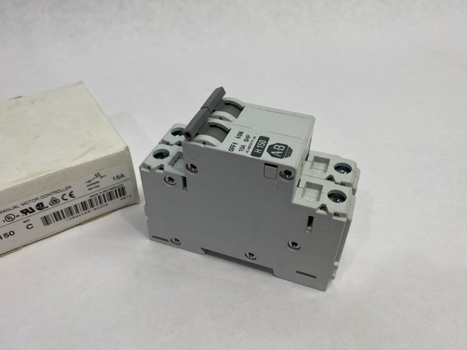 Allen Bradley 1492-CB2H150 Ser. C Manual Motor Controller Circuit Breaker 15A 2P - Maverick Industrial Sales