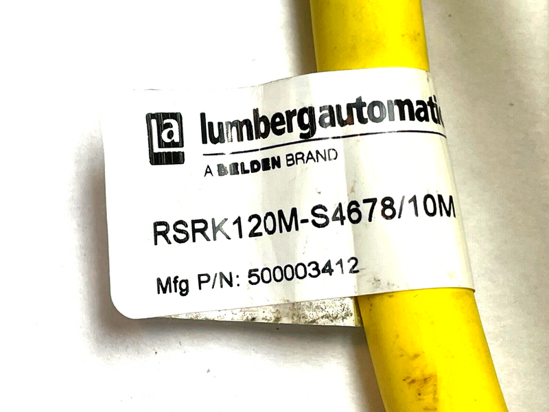 Lumberg Automation RSRK-120M-S4678-10M Cordset 10m Length 500003412 - Maverick Industrial Sales