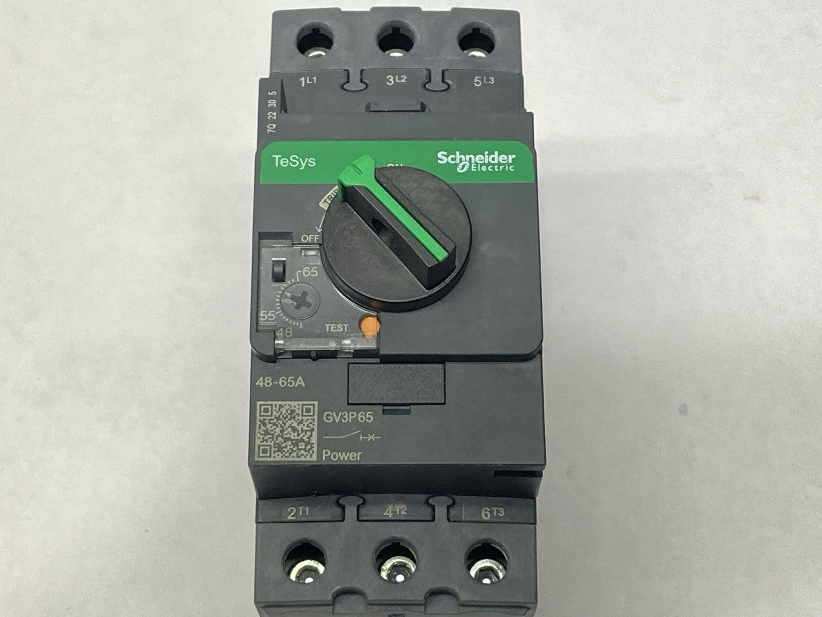 GV3P65 | Schneider Electric TeSys Deca Manual Starter and Protector 3P 48-65A - Used - Maverick Industrial Sales