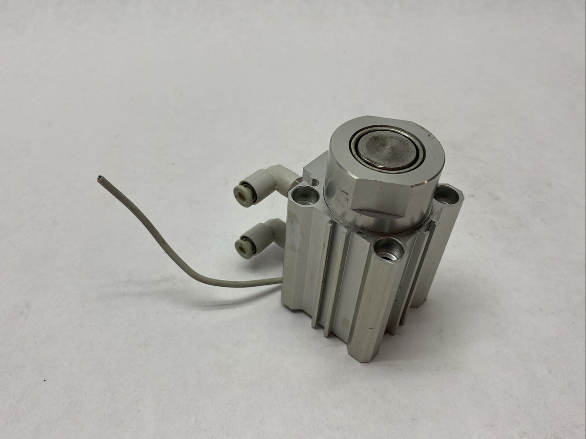 RSDQB32-10D | SMC Fixed Mount Height Stopper Cylinder 1.0MPa With D-F9PW Sensor - Used - Maverick Industrial Sales