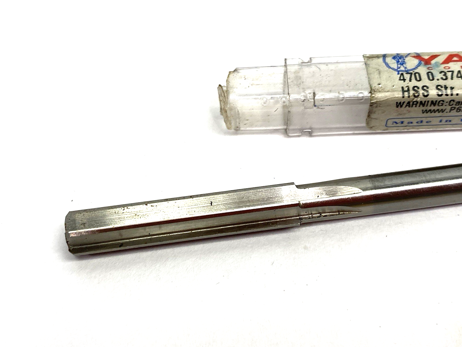 470 0.3745 | Yankee Straight Flute D/P Reamer HSS 0.3745 Dia - New – Open box - Maverick Industrial Sales