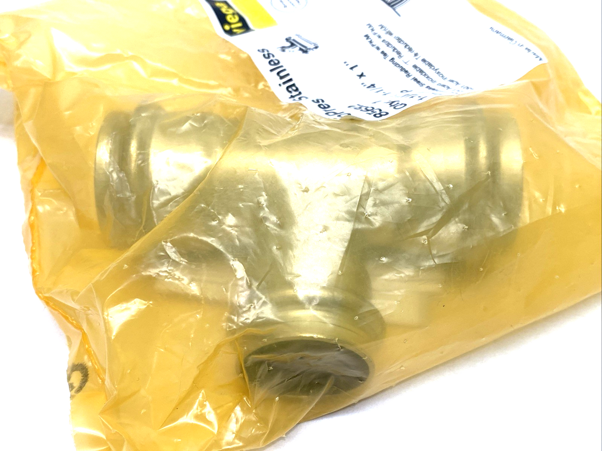 Viega 85682 ProPress Stainless Inch Tee 304SS 1-1/4" x 1-1/4" x 1" - Maverick Industrial Sales