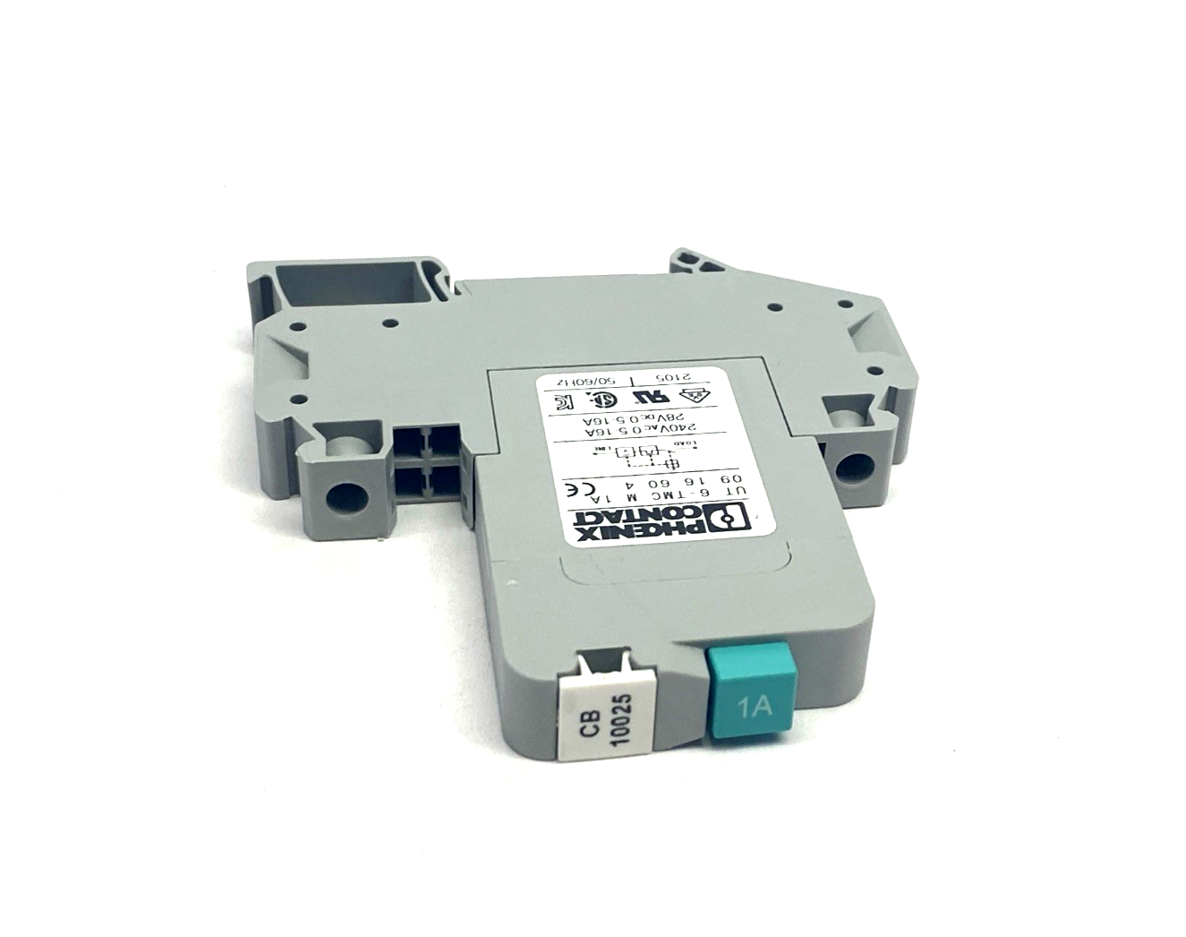 UT 6-TMC M 1A,0916604 | Phoenix Contact UT 6-TMC M 1A Thermal-Magnetic Circuit Breaker 0916604 LOT OF 3 - Used - Maverick Industrial Sales