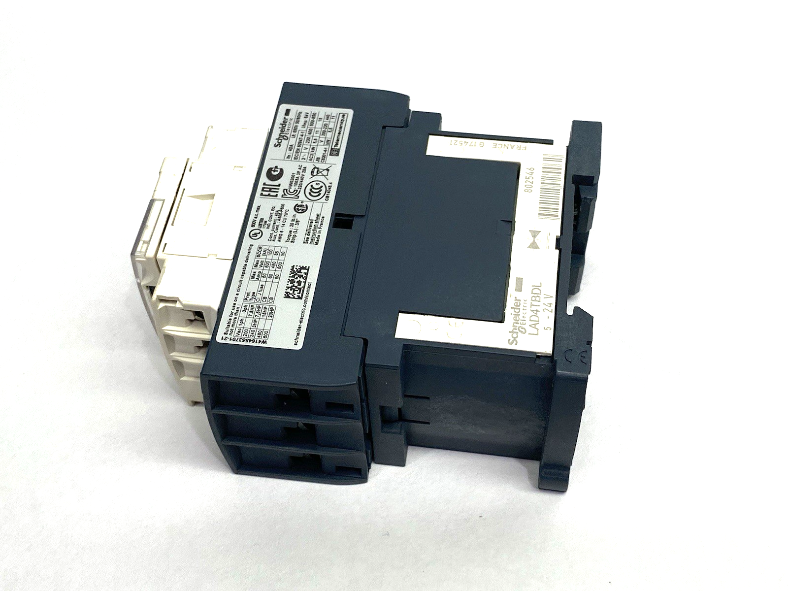 Schneider Electric LC1D25BD IEC Contactor, TeSys Deca, Nonreversing, 25A - Maverick Industrial Sales