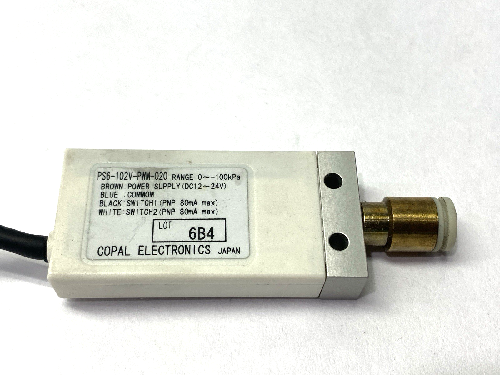 Copal Electronics PS6-102V-PWM-020 Pressure Sensor Switch - Maverick Industrial Sales