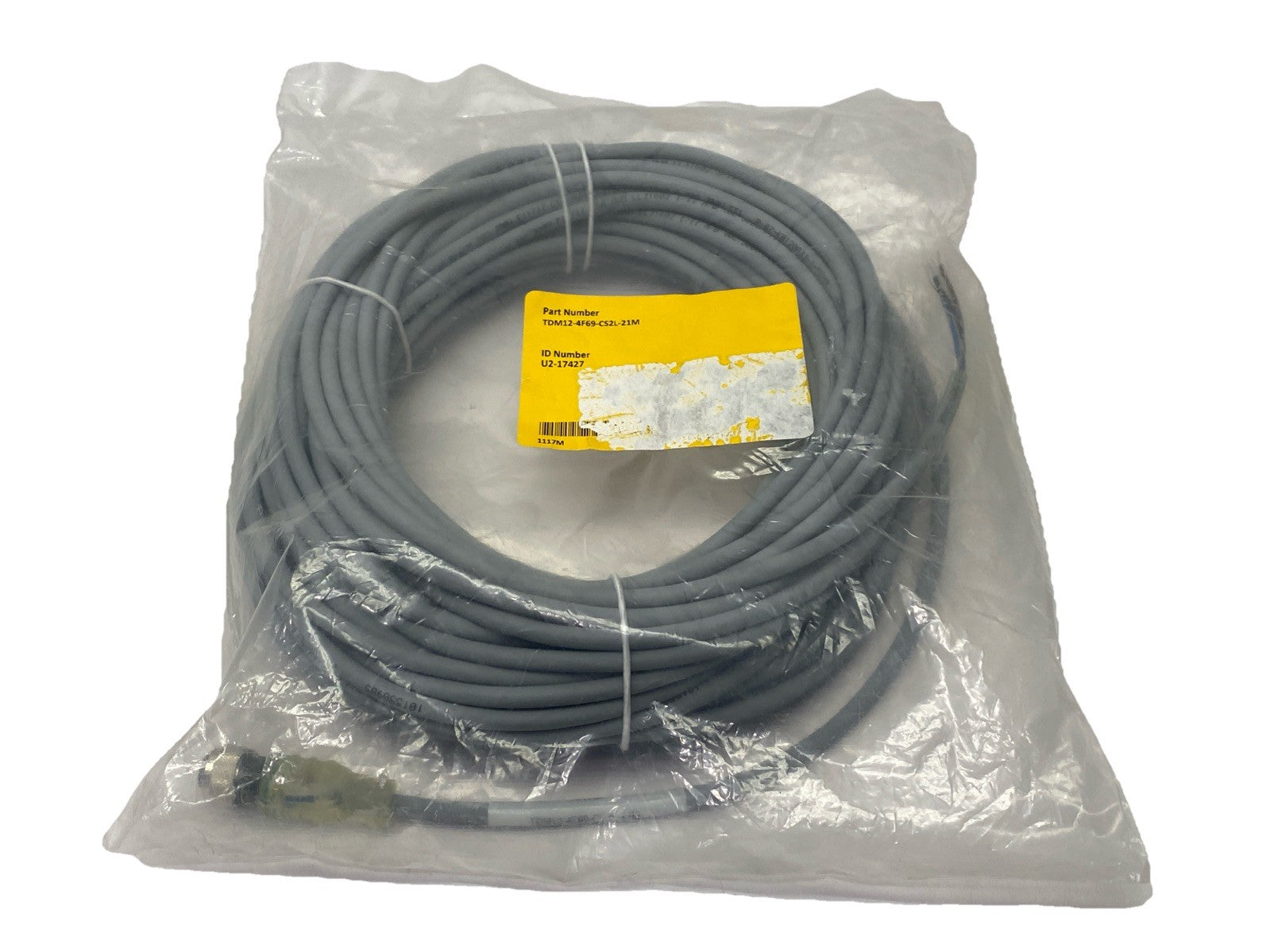 Turck TDM12-4F69-CS2L-21M Single Ended Cordset Female M12 4-Pin U2-17427 - Maverick Industrial Sales