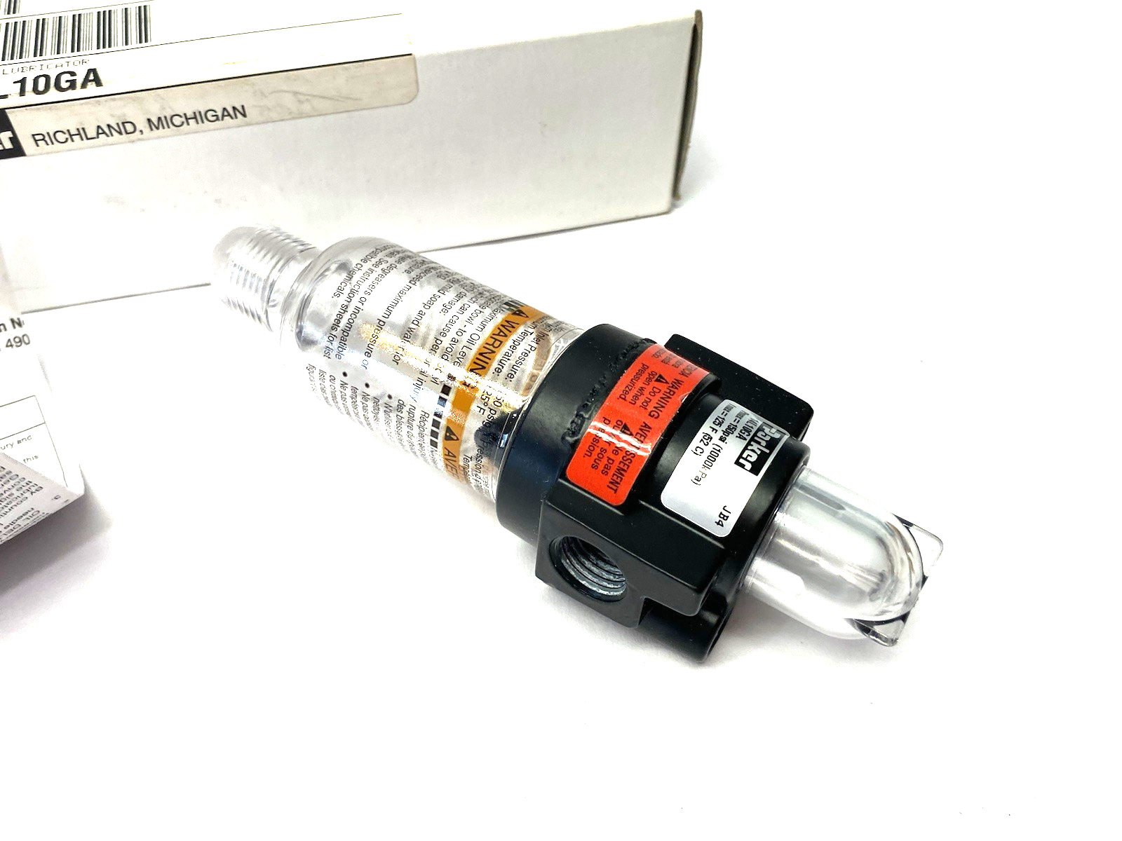 14L10GA | Parker Modular Lubricator 1/4" Ports - New – Open box - Maverick Industrial Sales