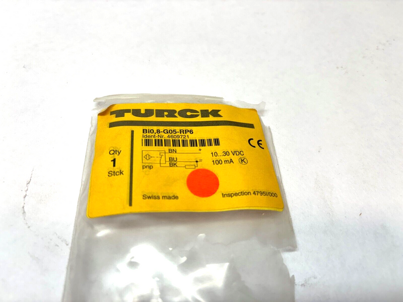 Turck Bi0,8-G05-RP6 Proximity Sensor, 4609721 - Maverick Industrial Sales