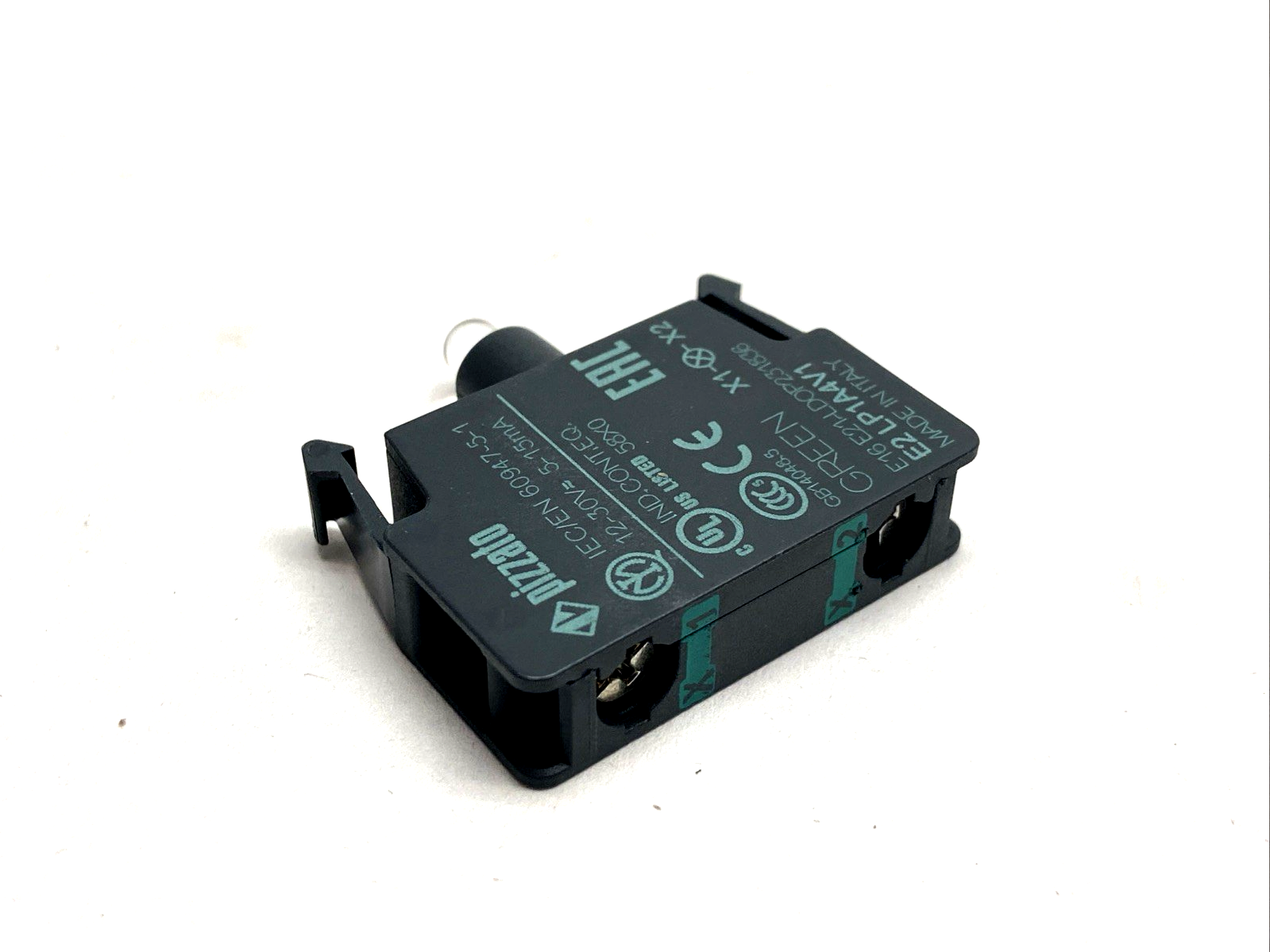 Pizzato E2 LP1A4V1 LED Unit Green 12-30VAC/DC 5-15mA - Maverick Industrial Sales
