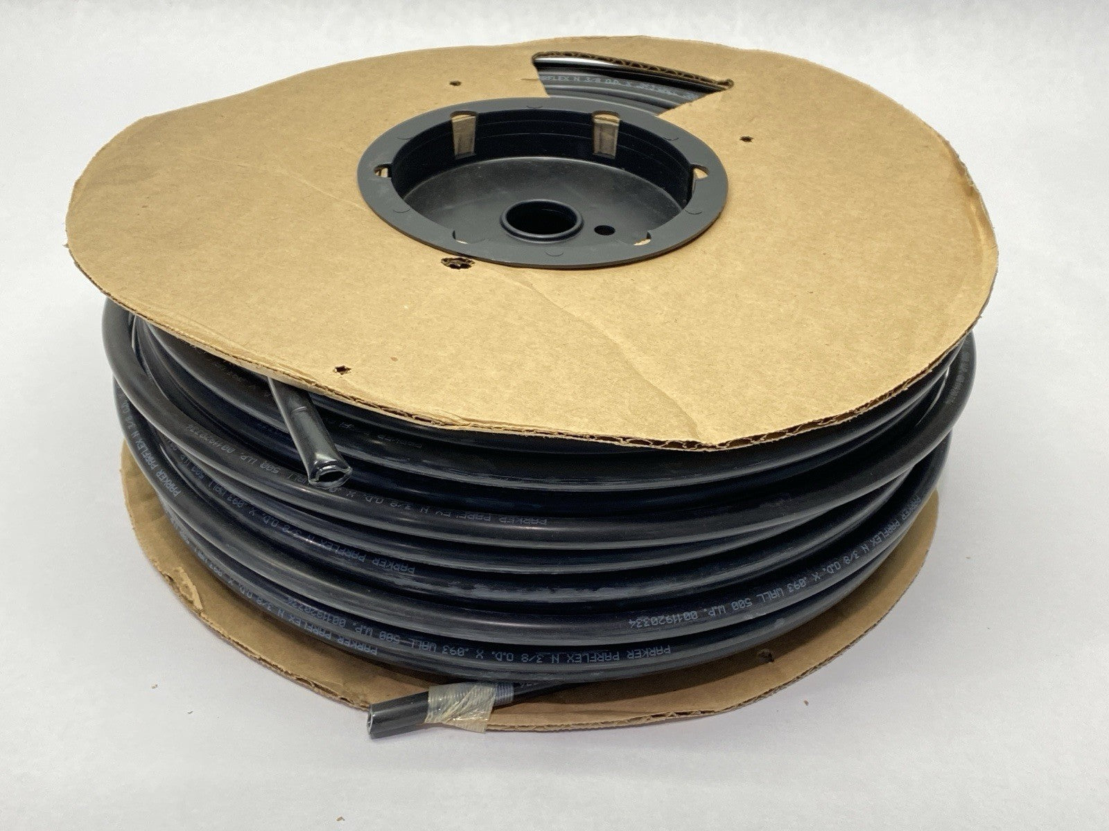 NB-6-093 | Parker Pneumatic Nylon Tubing Black 3/8" OD 250ft Length - New – Open box - Maverick Industrial Sales