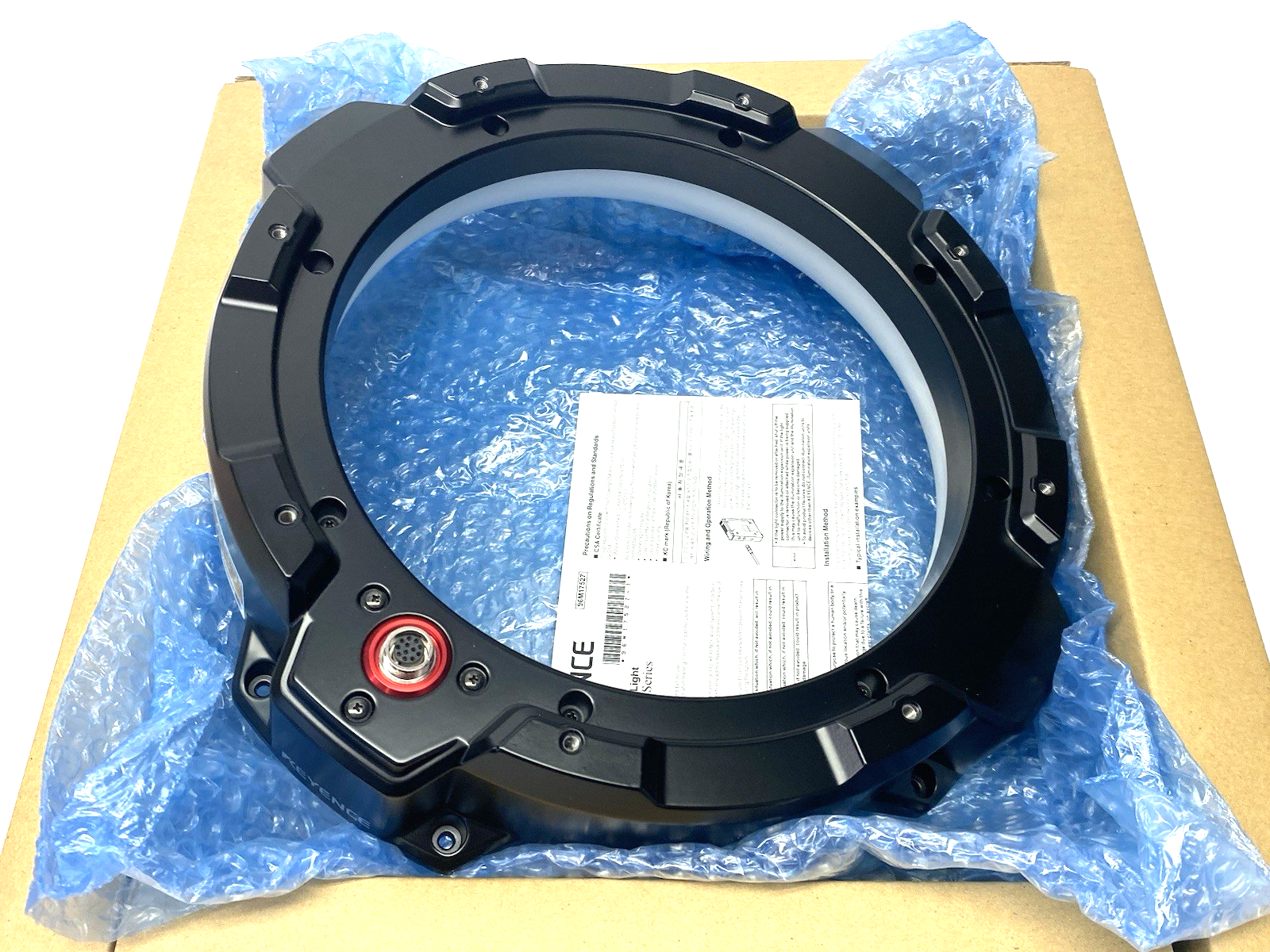 CA-DRM20X | Keyence Multi-spectral lighting Ring Illuminator (200 mm) - New – Open box - Maverick Industrial Sales