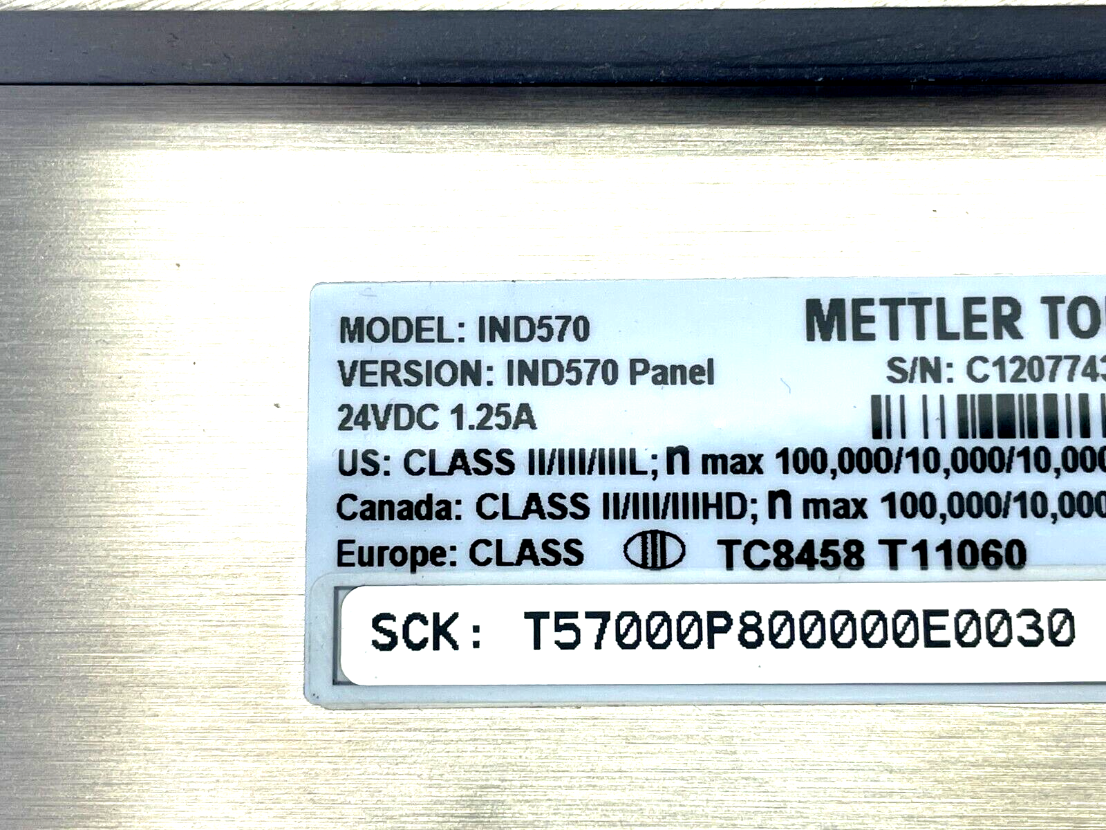 Mettler Toledo PBK785-0.6XS Bench Scale w/ IND570 Weighting Terminal - Maverick Industrial Sales