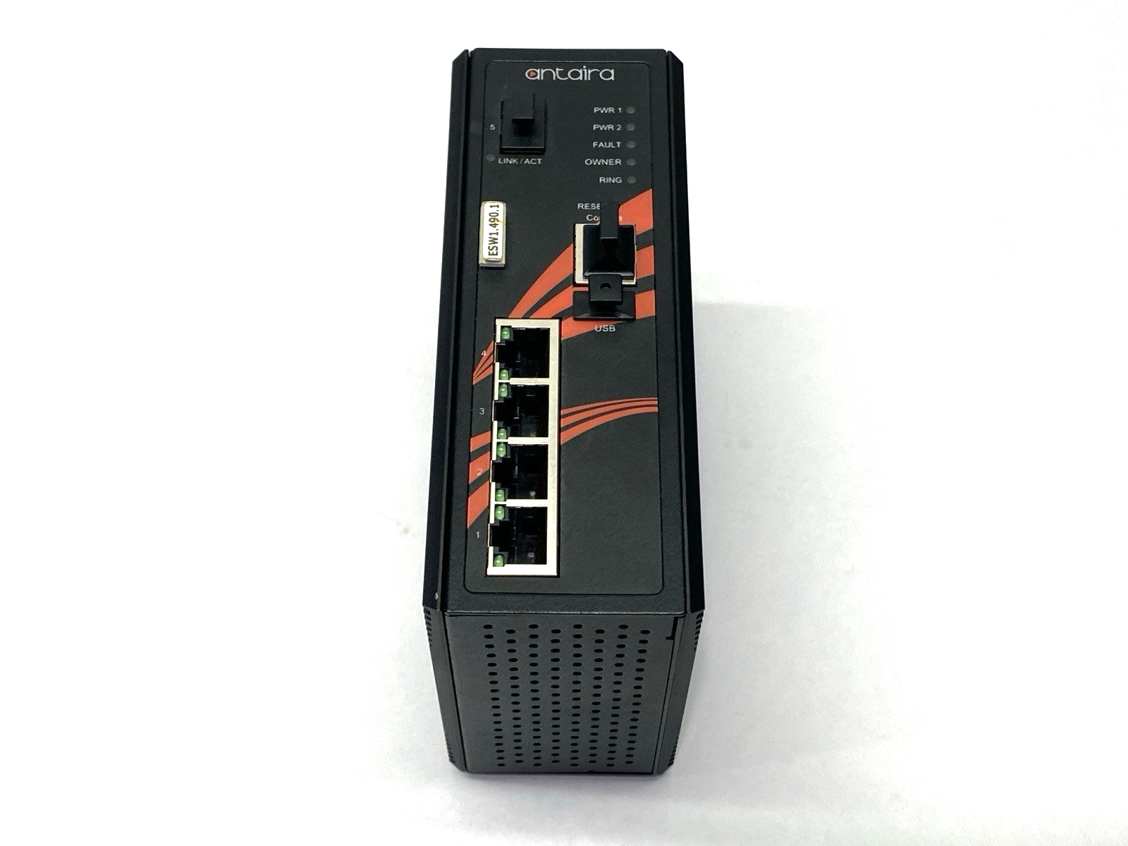 Antaira LMX-0501G-SFP Gigabit Light Layer 3 Managed Ethernet Switch 5-Port - Maverick Industrial Sales
