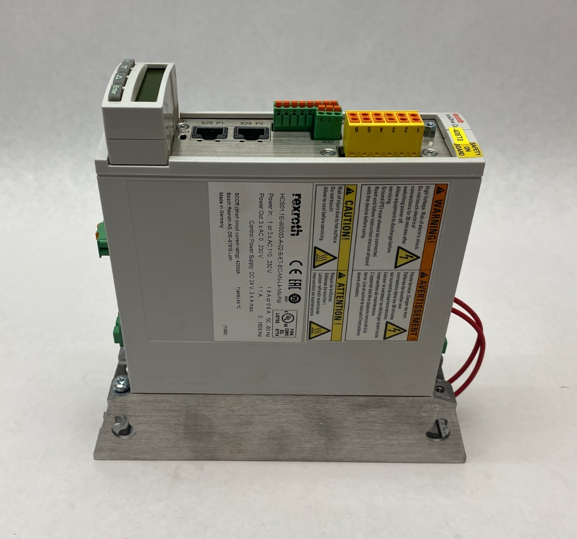 Bosch Rexroth R911331614 IndraDrive Con. HCS01.1E-W0003-A-02-B-ET-EC-NN-L4-NN-FW - Maverick Industrial Sales