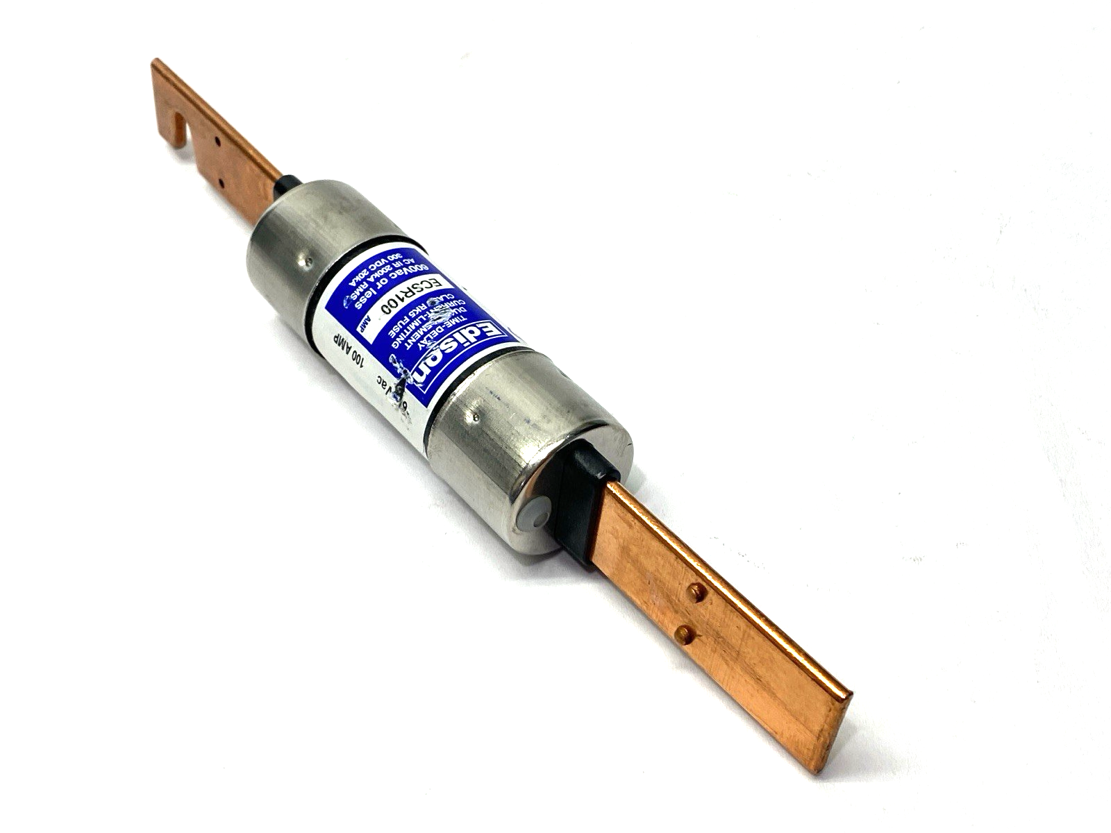 Edison ECSR100 Time Delay Dual Element Fuse Class RK5 600VAC 100A - Maverick Industrial Sales