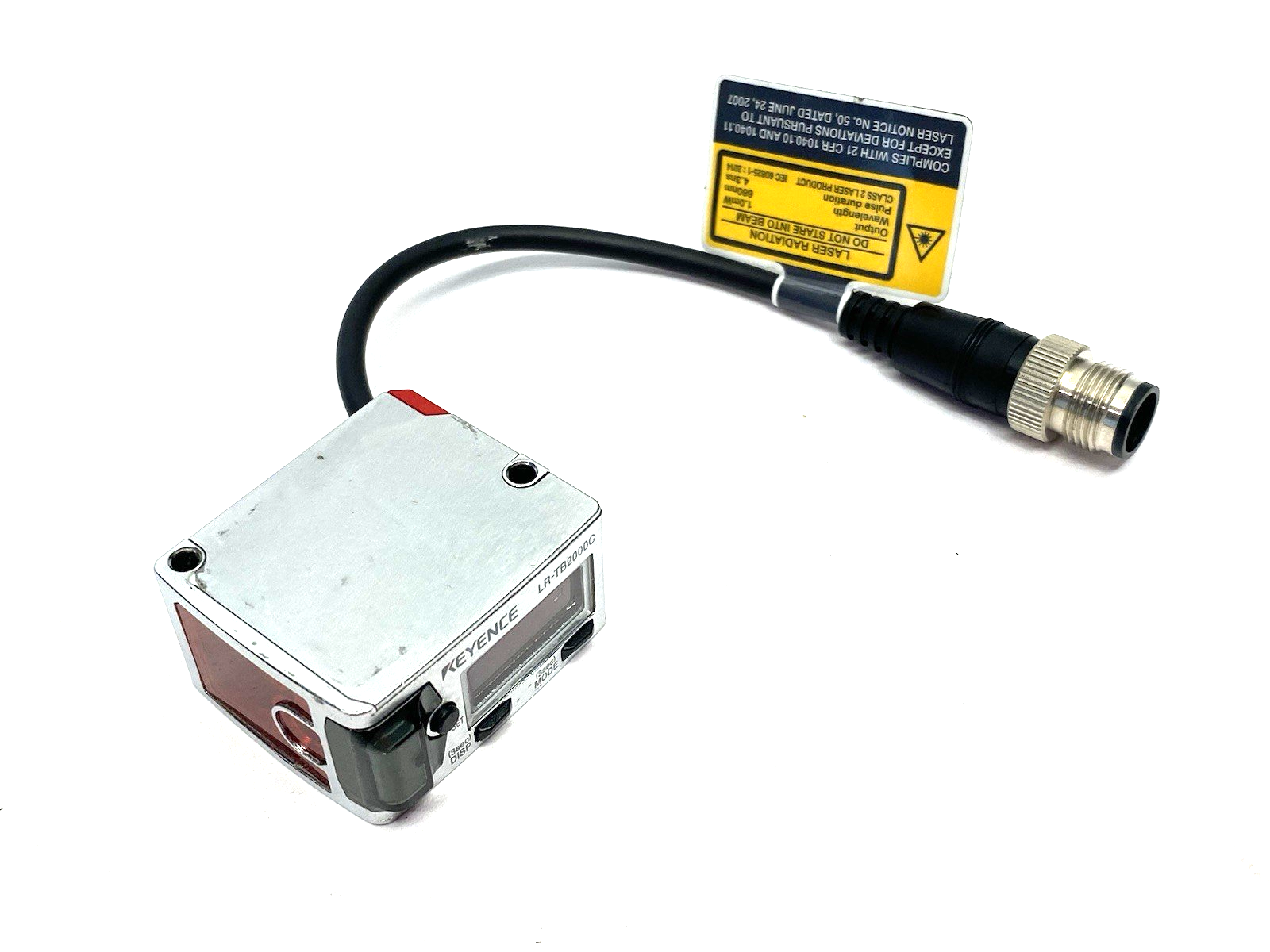 LR-TB2000C | Keyence All-Purpose Class 2 Laser Sensor, Detection Distance 2 m - Used - Maverick Industrial Sales