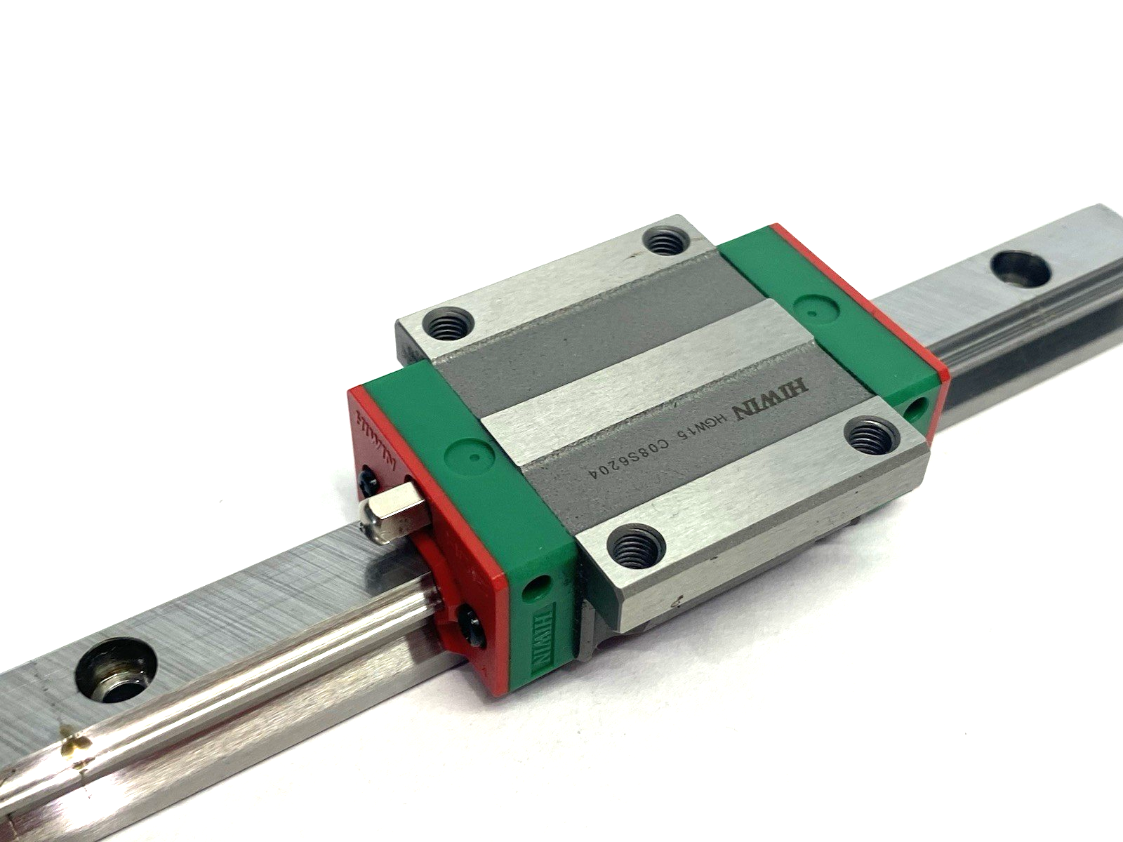 HGW-15-CC-1T160-Z0-C | Hiwin Linear Guideway Block and Rail, 1-Block, 160mm Rail - Used - Maverick Industrial Sales