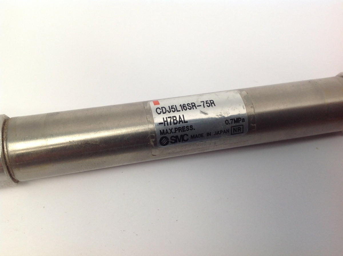 SMC CDJ5L16SR-75R-H7BAL Stainless Steel Cylinder CJ5 - Maverick Industrial Sales