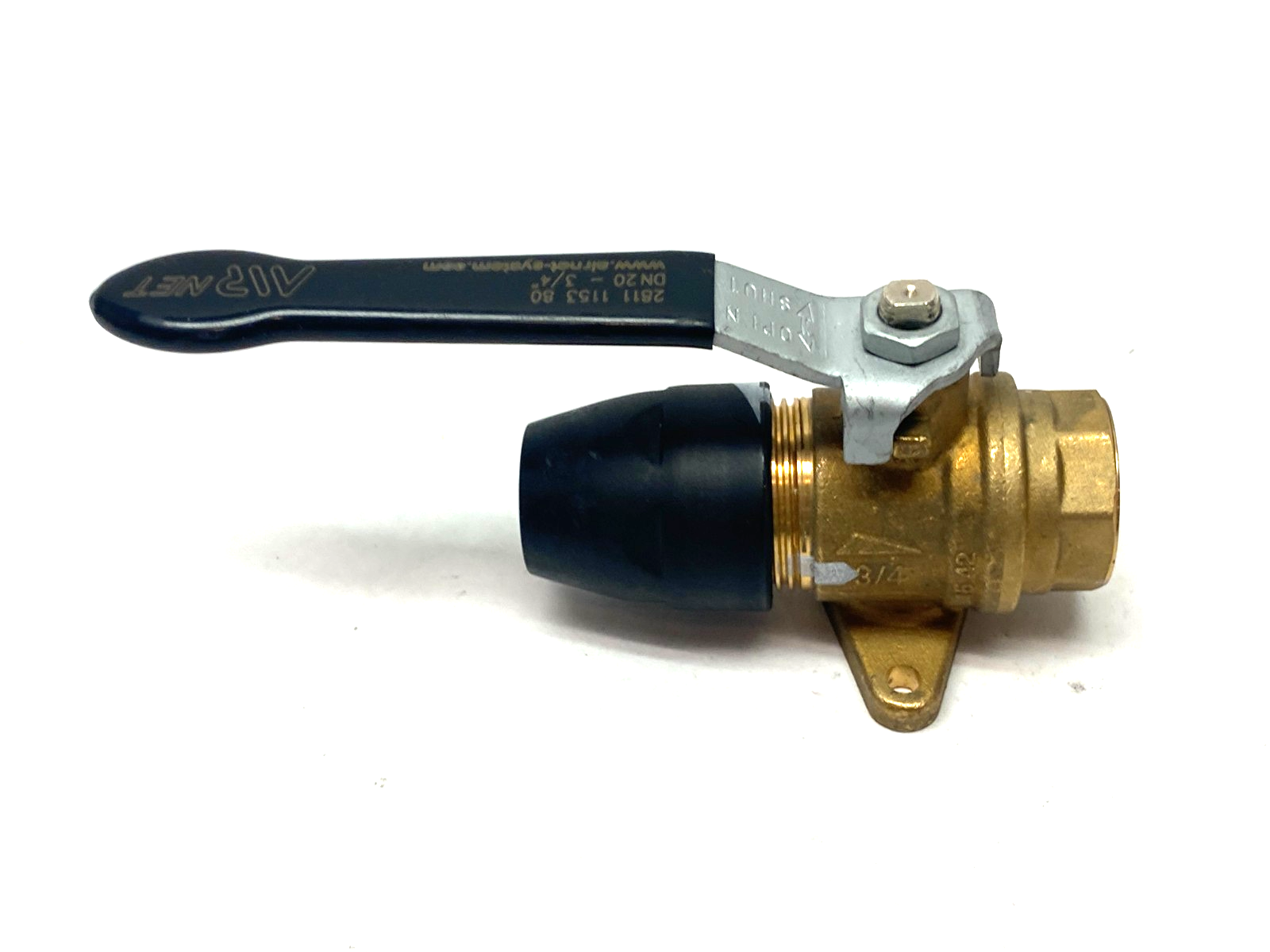 Airnet 2811 1153 80 Ball Valve Female 3/4" NPT to DN20mm Air Tube - Maverick Industrial Sales