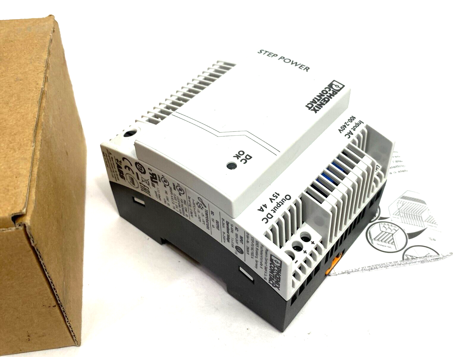 Phoenix Contact STEP-PS/1AC/15DC/4 Power Supply Unit 26868619 - Maverick Industrial Sales