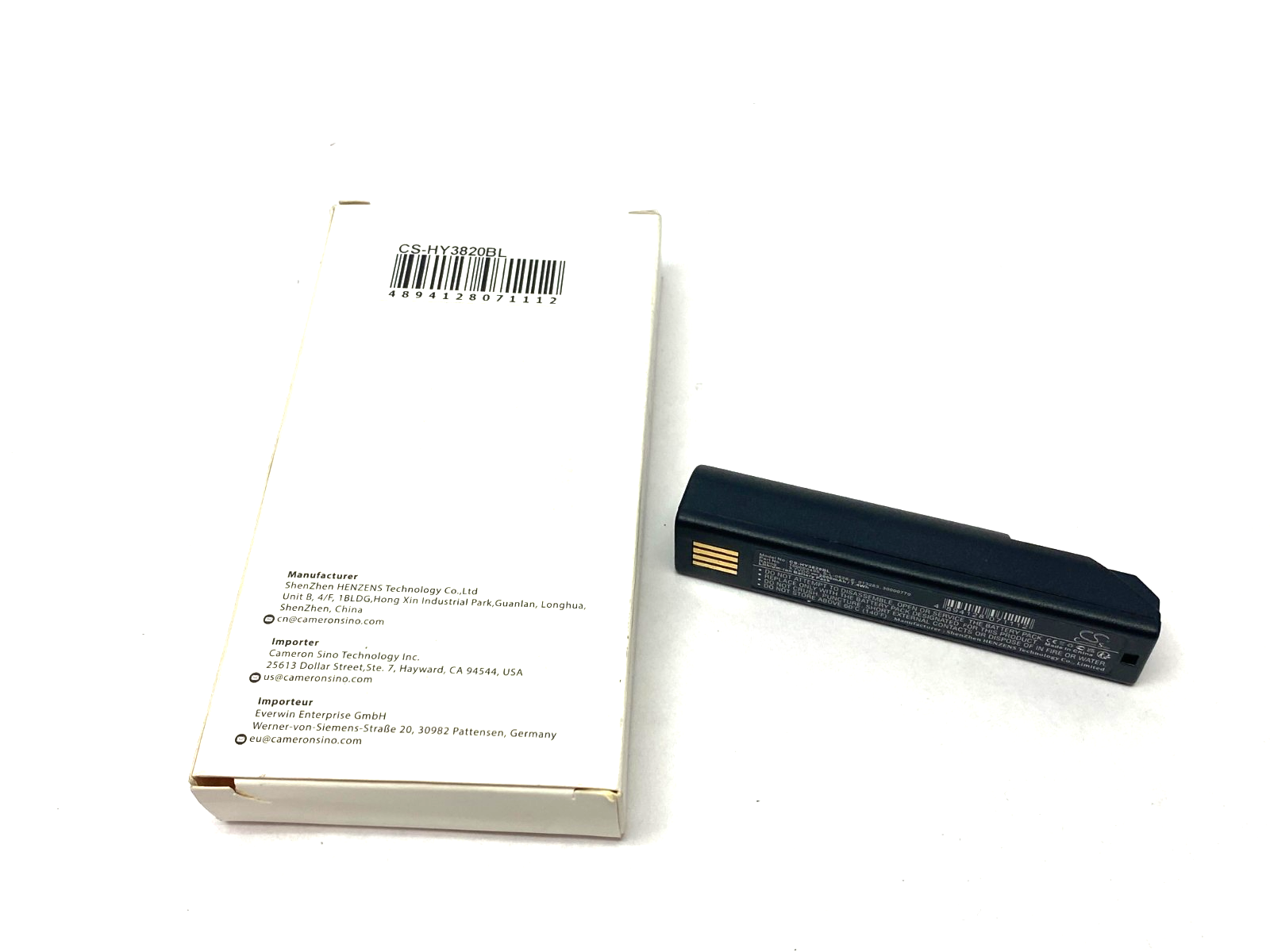 ShenZhen HENZENS CS-HY3820BL, Honeywell 100000495 Barcode Scanner Battery - Maverick Industrial Sales